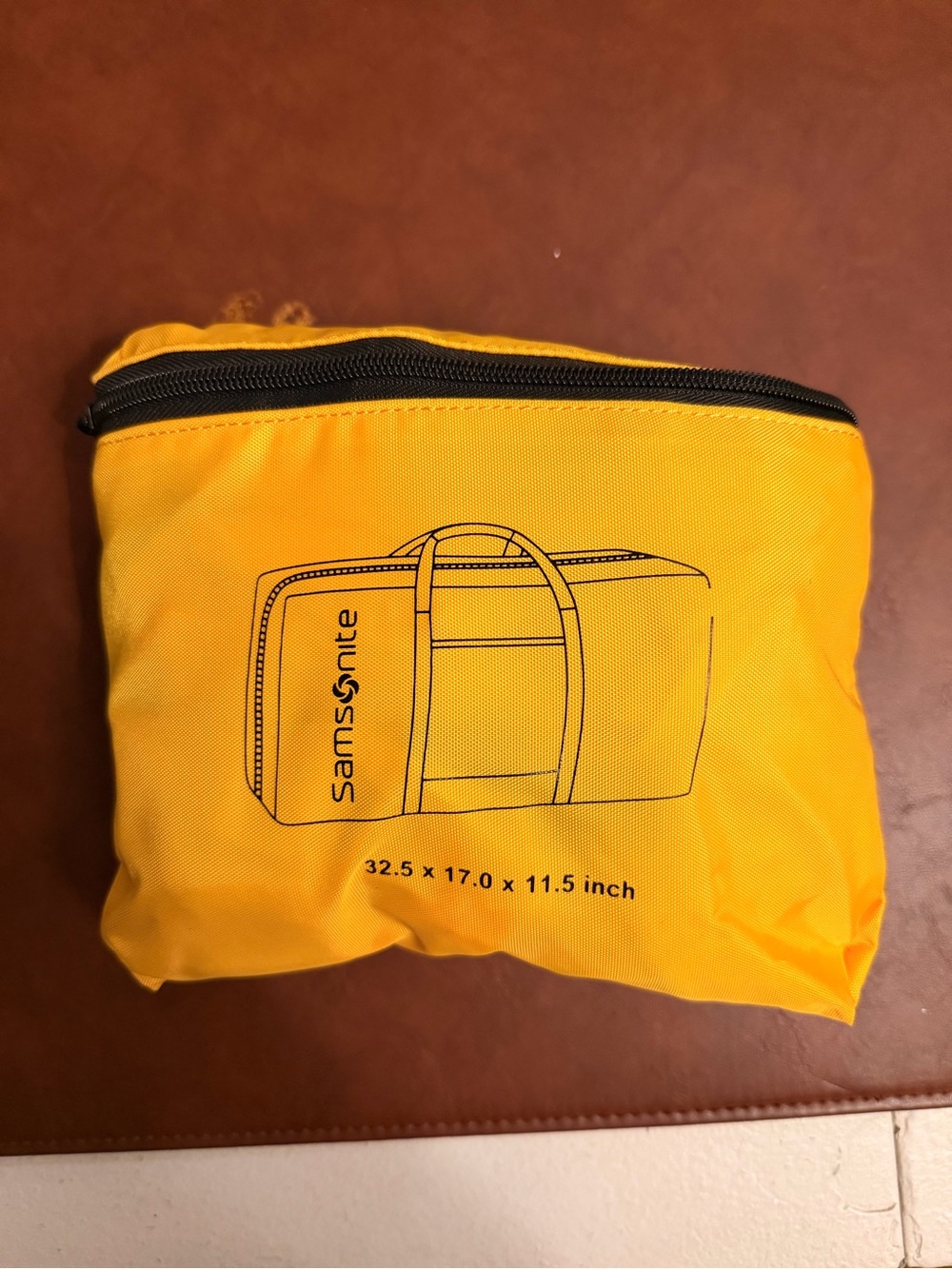 ๐ SALE ๐ BRAND NEW ๐ SAMSONITE ๐ FOLDABLE TOTE A TON DUFFLE ๐ YELLOW - Picture 2 of 6